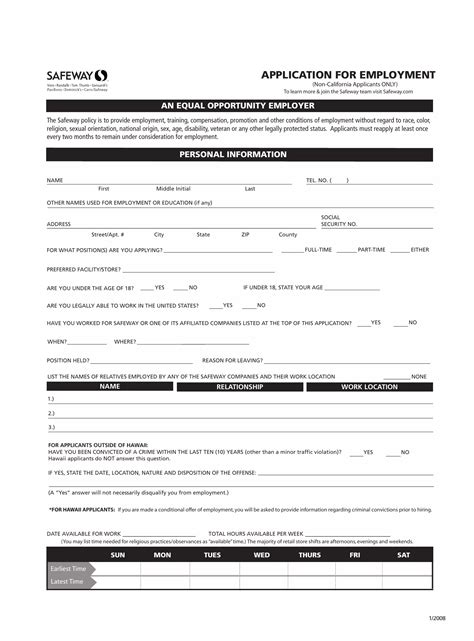 safe way apply|safeway grocery store job application.